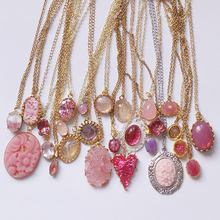 Natural Baroque Pearl & Gemstone Necklace | Dopamine Colorful Summer Jewelry