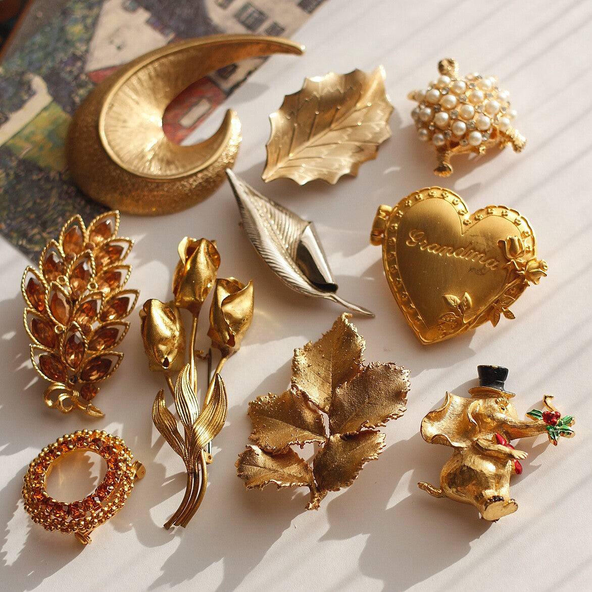 Vintage Sparkly Floral Stud Earrings| Diamond Stud Earrings for Women| Retro Jewelry Gifts