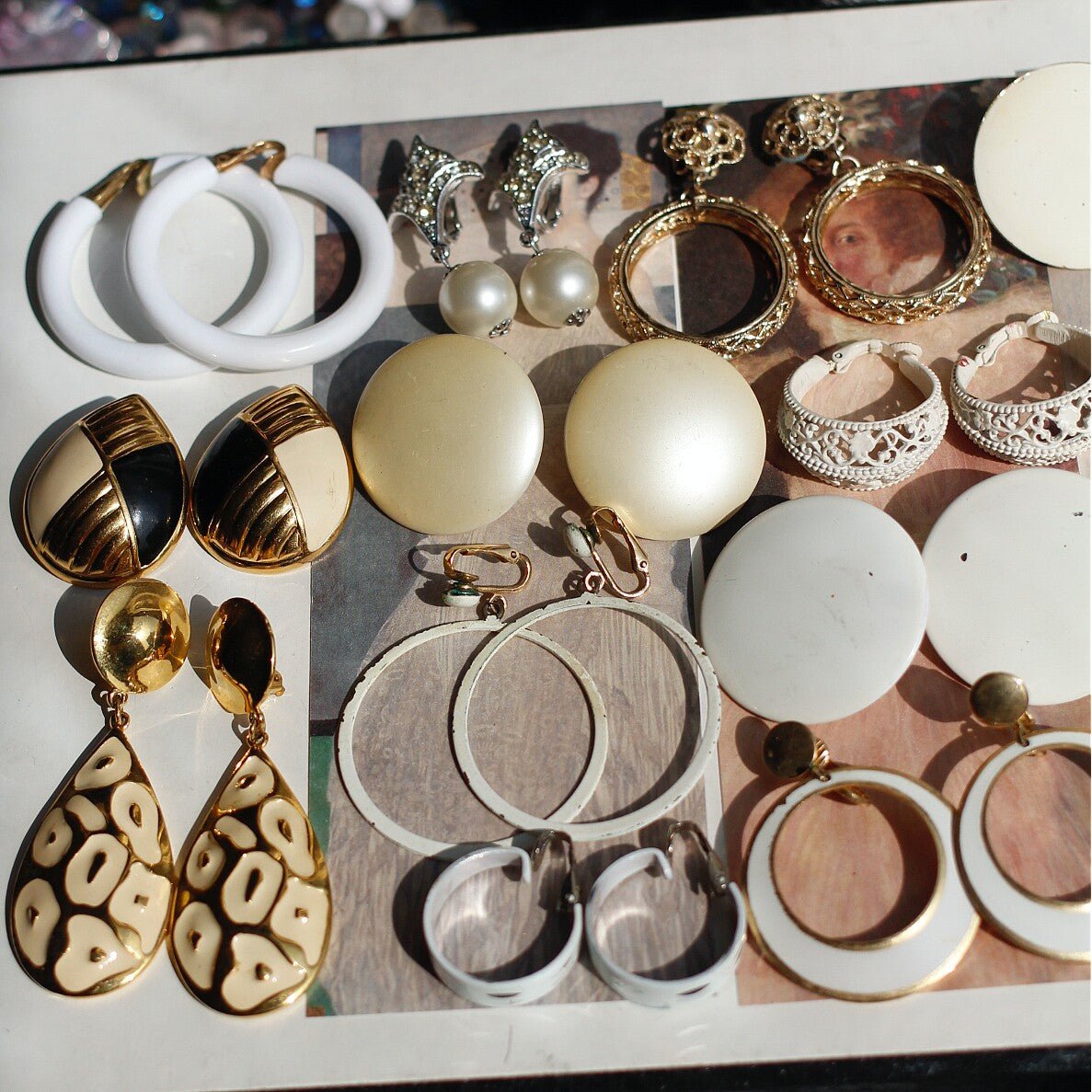 Vintage Filigree Gold Hoop Drop Earrings | Old Money Aesthetic Jewelry - Doraflora