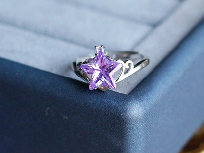 Vintage Murano Glass Star Ring - Doraflora